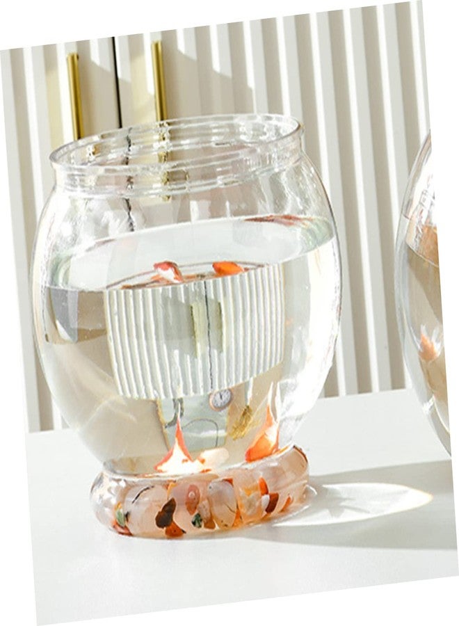 FONDOTIN Unbreakable Transparent Desktop Fish Tank Globe Fish Bowl for Home Decor for Plants Office Ornament - Image 5